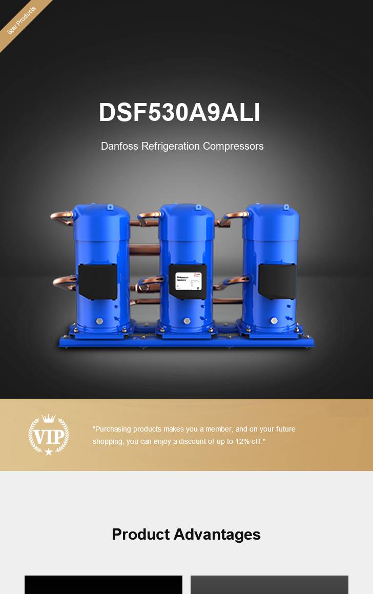 Danfoss Compressor DSF530A9ALI, technical parameters pdf, structure diagram